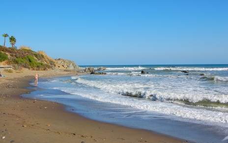 Sabinillas beach is 35 minutes away